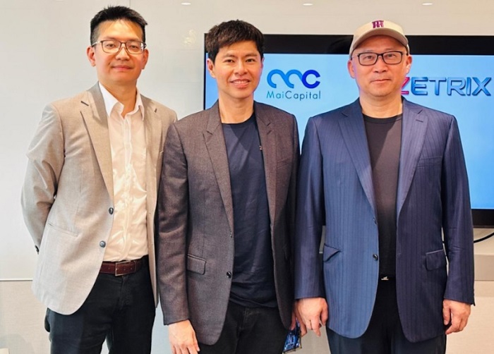 (from left): Marco Lim, Managing Partner of MaiCapital Limited; TS Wong, Group MD of MY E.G. Services Bhd; and Dr. Liu Zhiwei, Chairman of GoFintech Innovation Limited, a Hong Kong PLC which is a shareholder of MaiCapital.